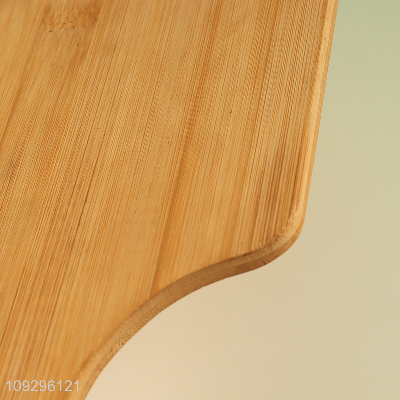 Factory price bamboo pizza plate cutting board for sale