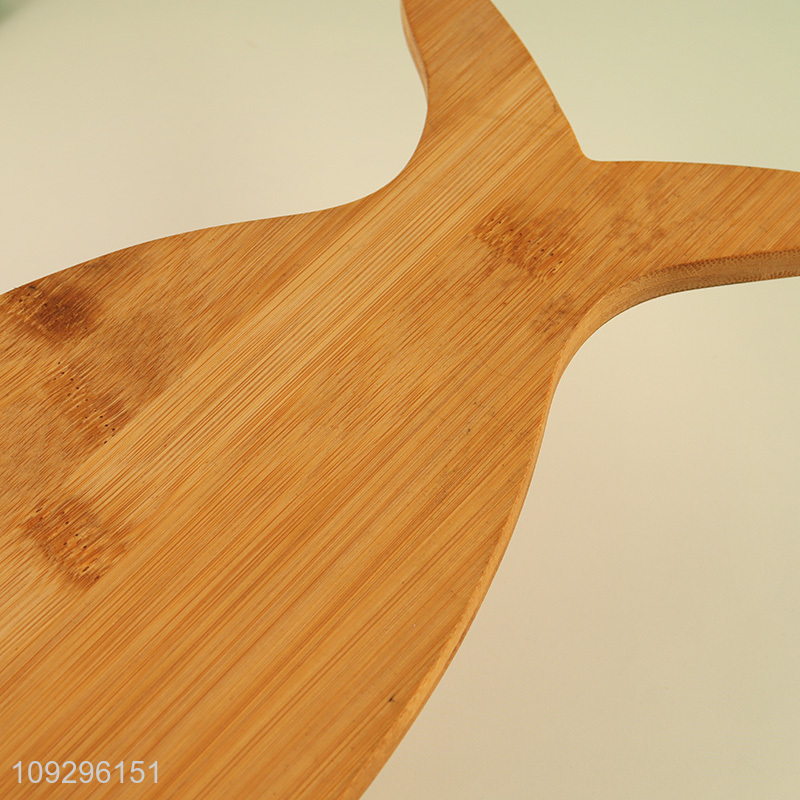 Good sale fish shape bamboo cutting board chopping block
