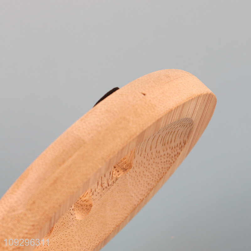 China products round bamboo soap box soap holder