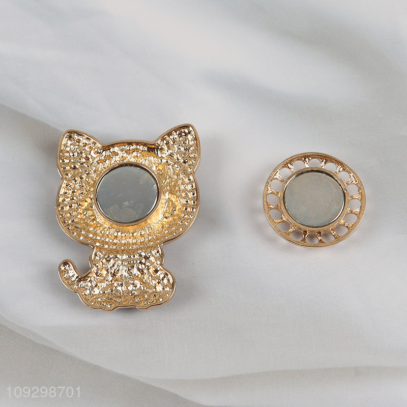 Good selling cat shape women fashion alloy brooch pins