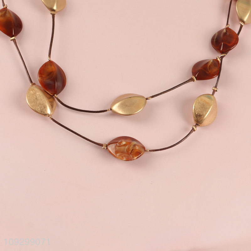 Top selling fashion jewelry women necklace wholesale