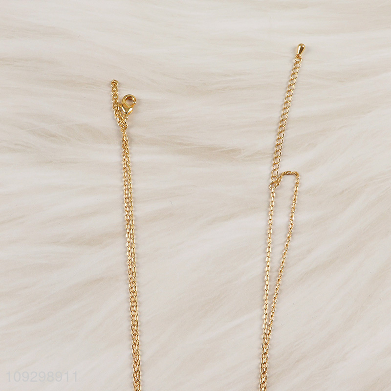Top products fashion accessories alloy necklace for gifts