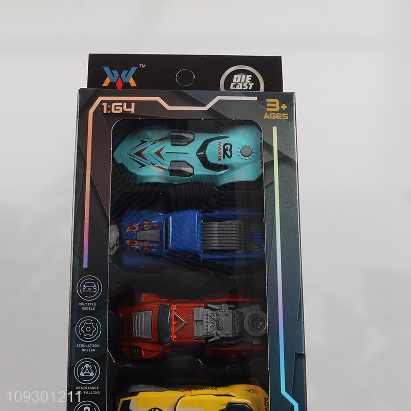 China factory kids 1:64 alloy slide vehicle toys