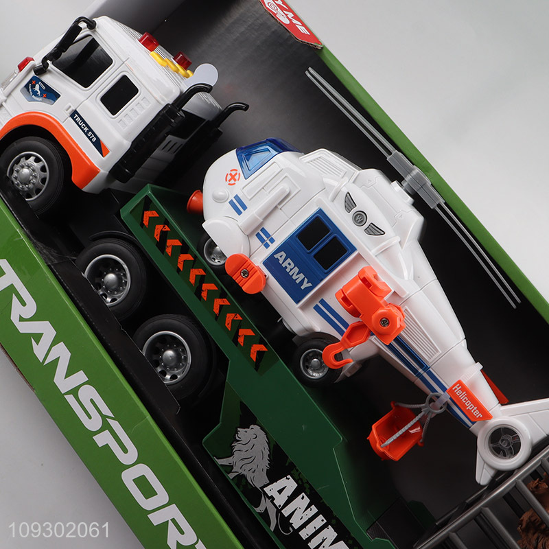 Hot products 1:16 inertial animal transport truck toys