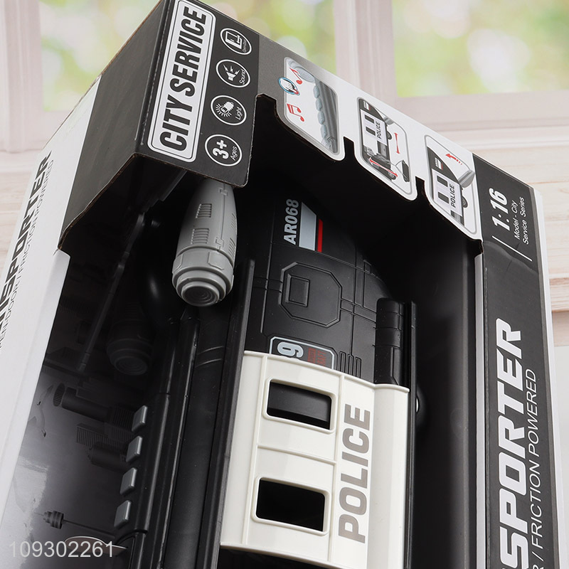 Most popular police transport truck toys for kids