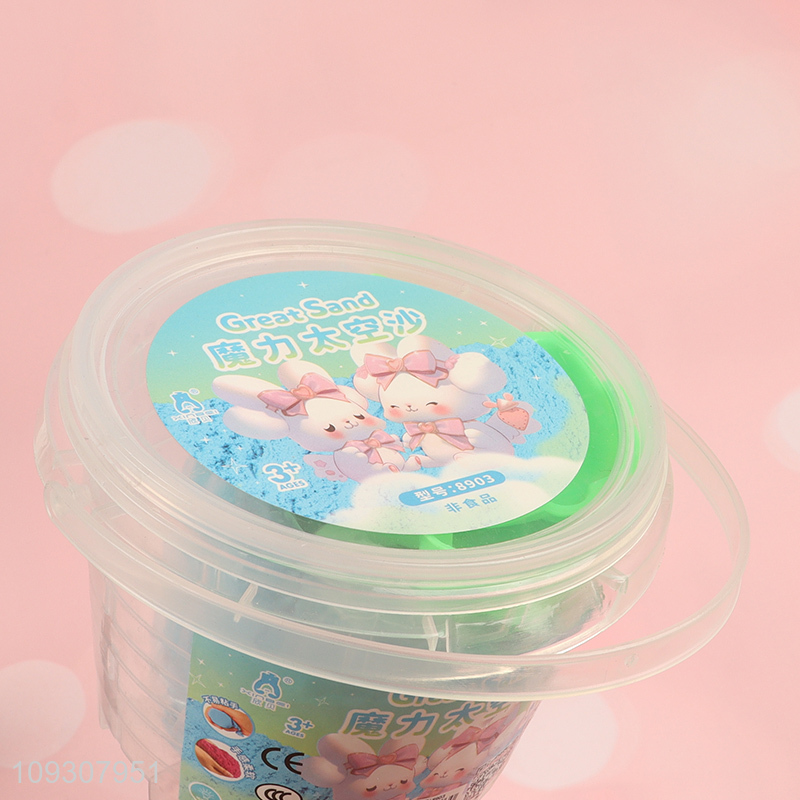Hot selling children diy space sand toys wholesale