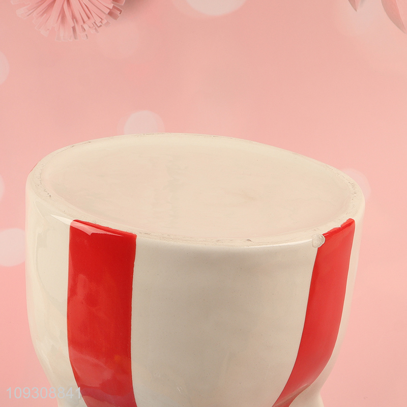 Factory supply ceramic flower vase hydroponic vase