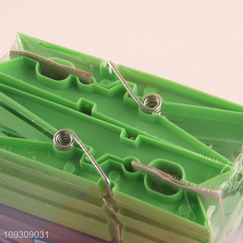 New arrival 24pcs plastic clothes clips clothes pegs