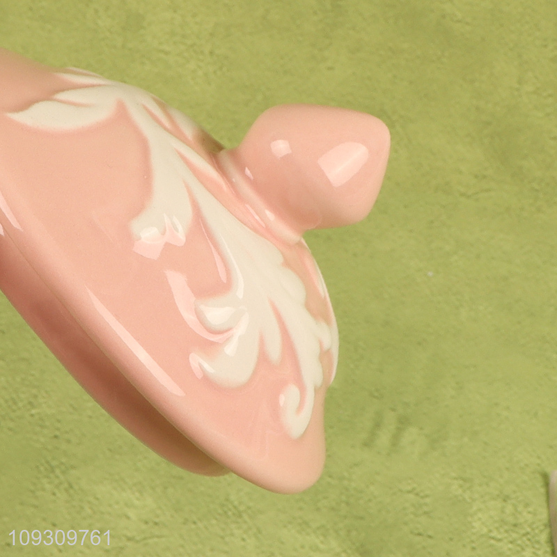 Hot items pink ceramic tea pot coffee pot for sale