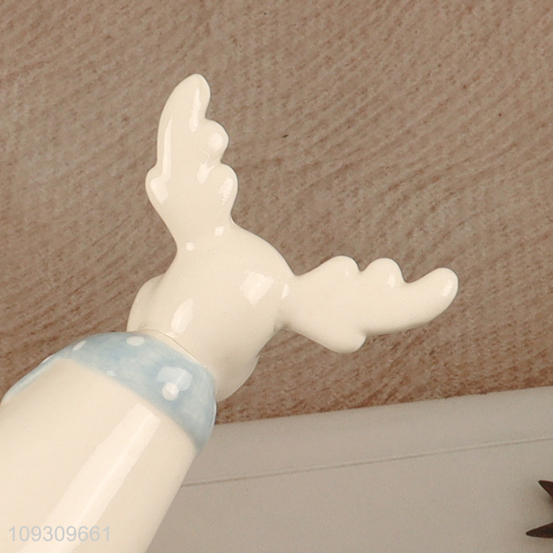 Hot selling christmas decoration ceramic crafts ornament