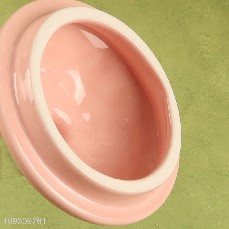 Hot items pink ceramic tea pot coffee pot for sale