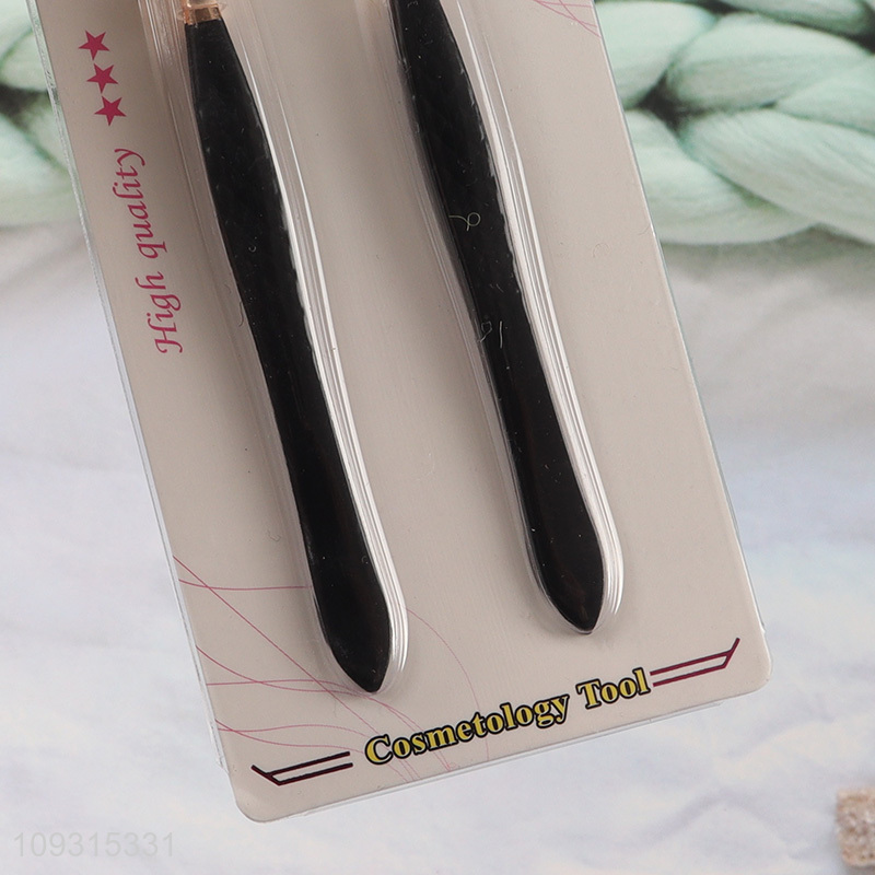 China products 2pcs eyebrow tweezers eyebrow clamps set