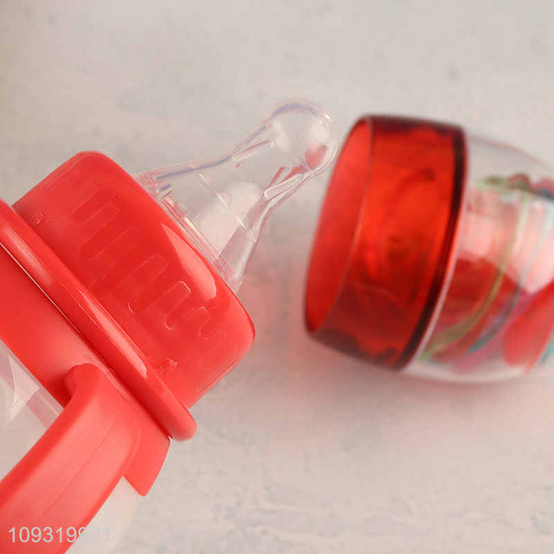 Good selling 300ml feeding bottle with handle