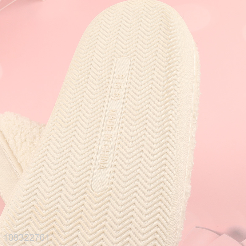 China products winter warm home slipper polyester slippers