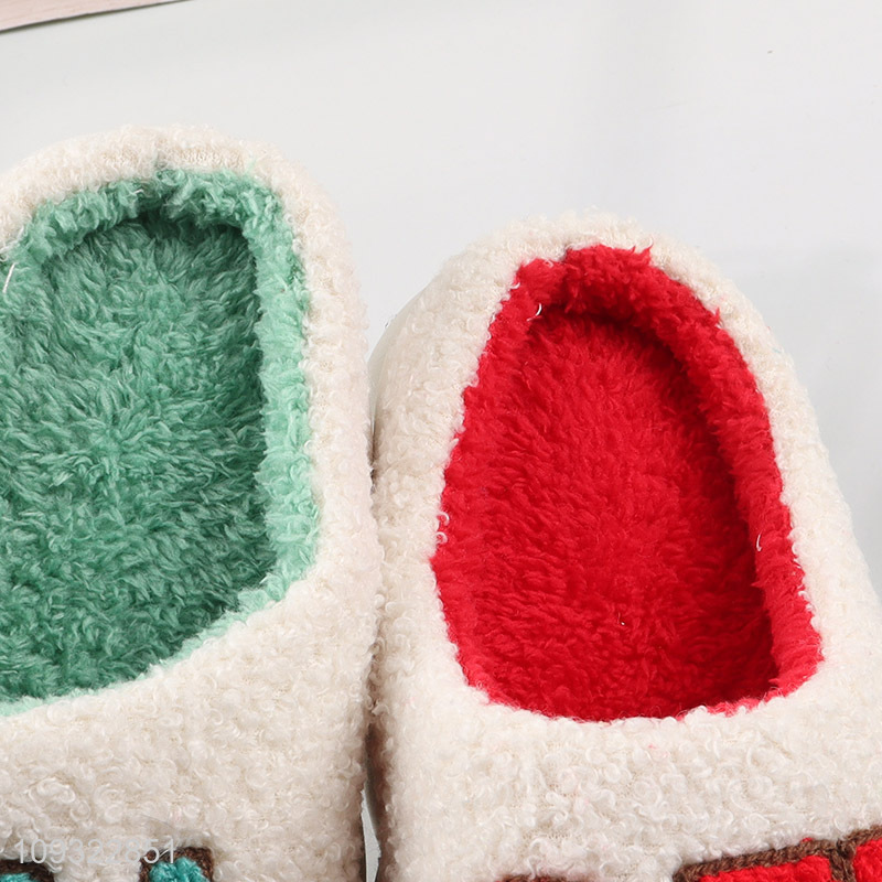 Top sale winter warm home slipper polyester slippers