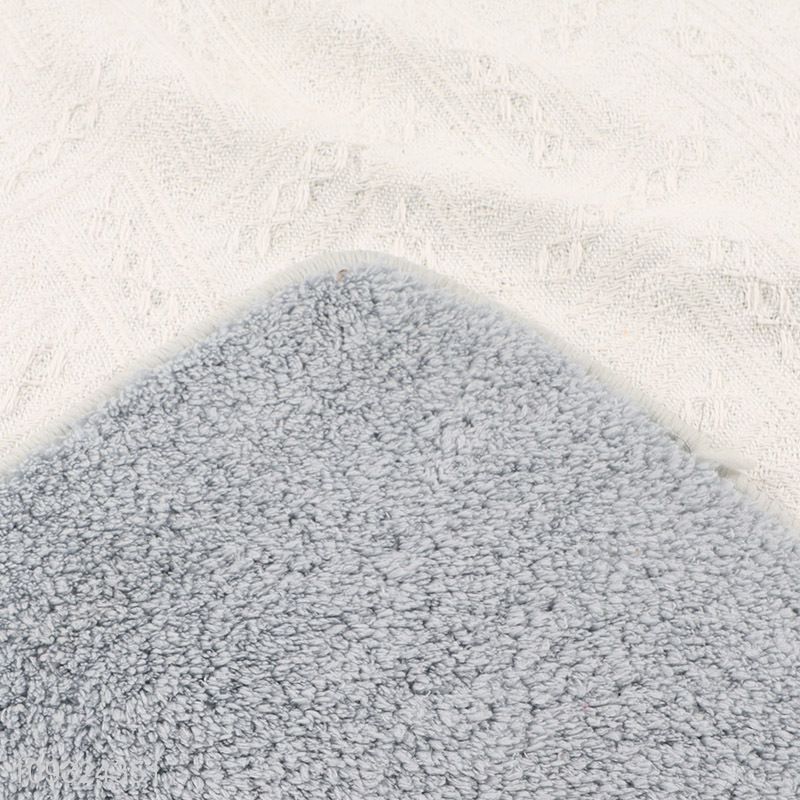 Top quality plush anti-slip floor mat door mat