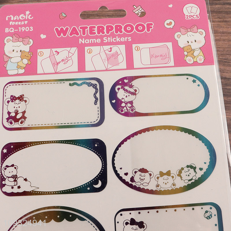 Best sale cartoon students sticky tabs name sticker