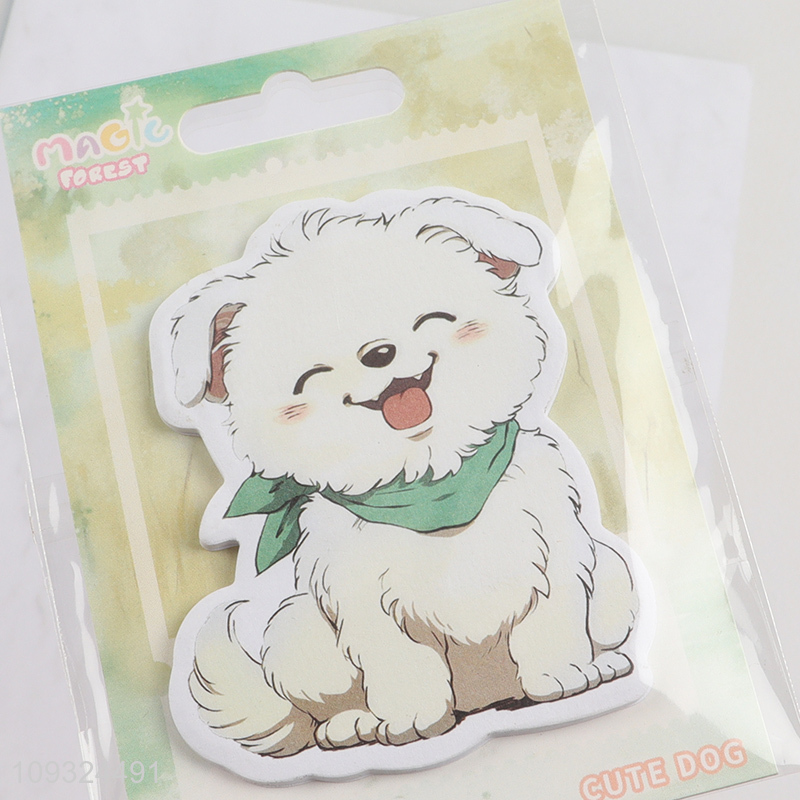 Hot selling dog self-adhesive sticky notes post-it notes