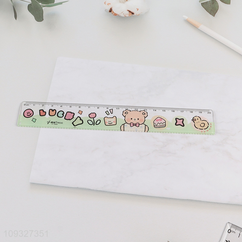 Top sale school students plastic ruler set