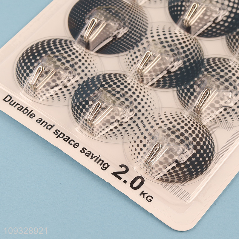 New arrival round bathroom kitchen sticky hook wall hook