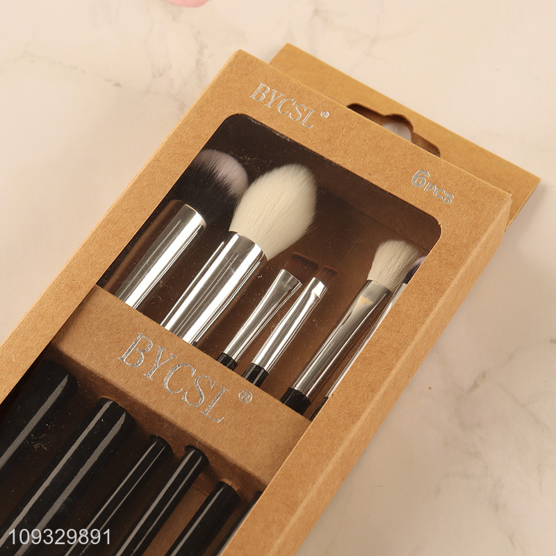 Good quality makeup tool six-piece makeup brush set