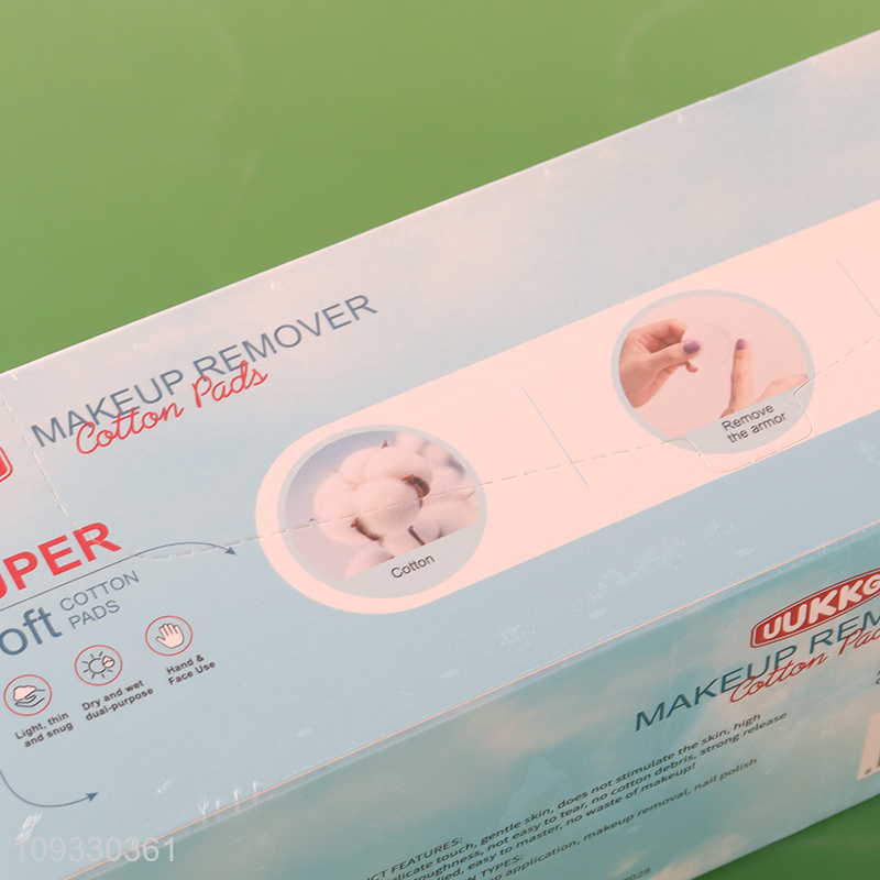 China supplier makeup remover cotton pad makeup cotton