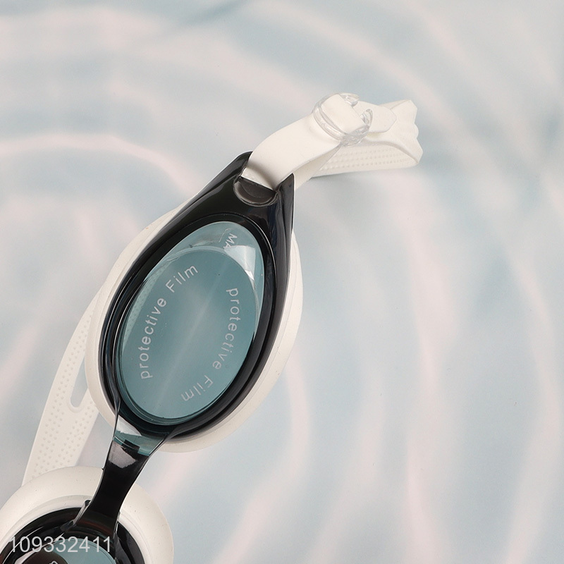 Low price adjustable anti-fog swimming goggles