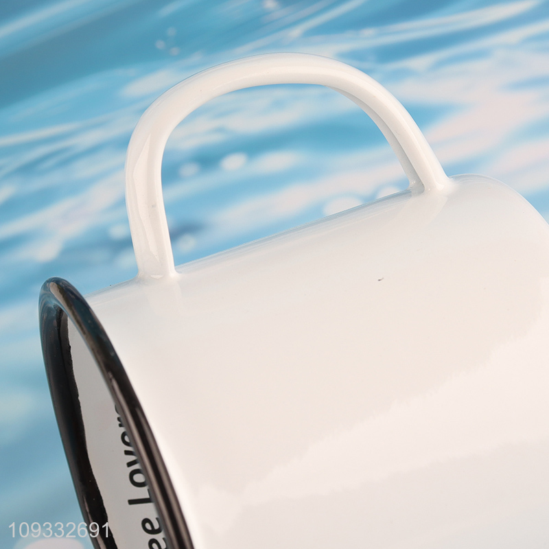 Hot selling enamel cup water cup with handle