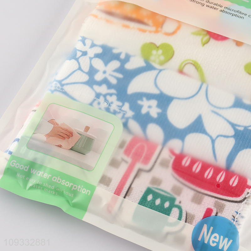 Top sale printed cleaning towel cleaning clothes