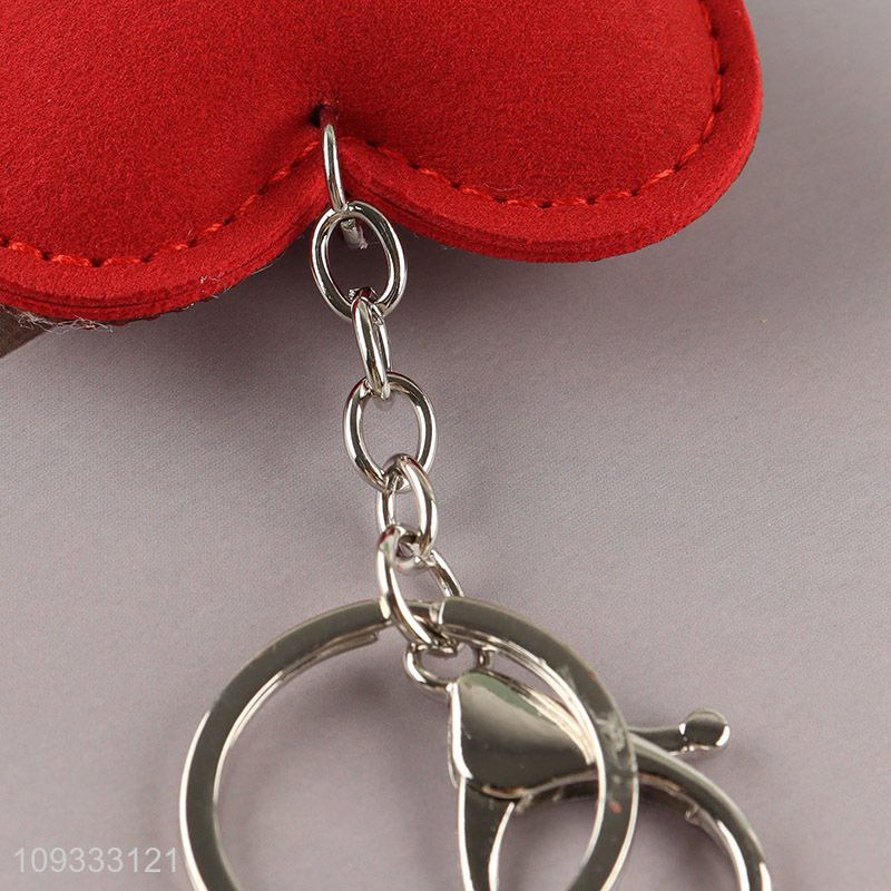 China products heart shape keychain key rings