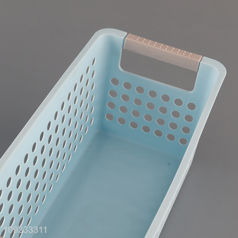 Factory price plastic hollow storage basket for sale