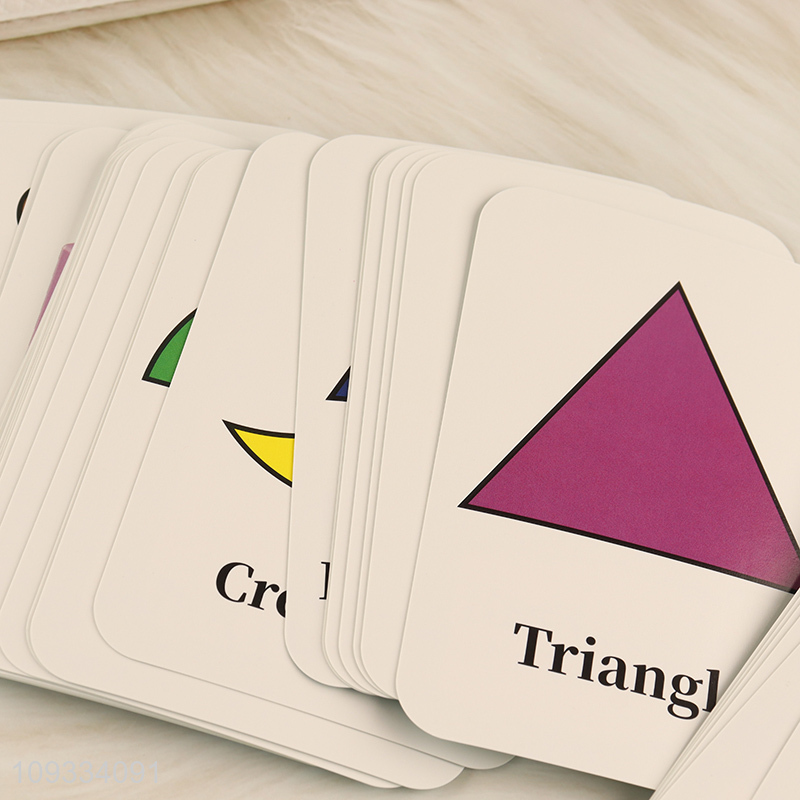 Good price 36pc Shape Recognition Card for kids
