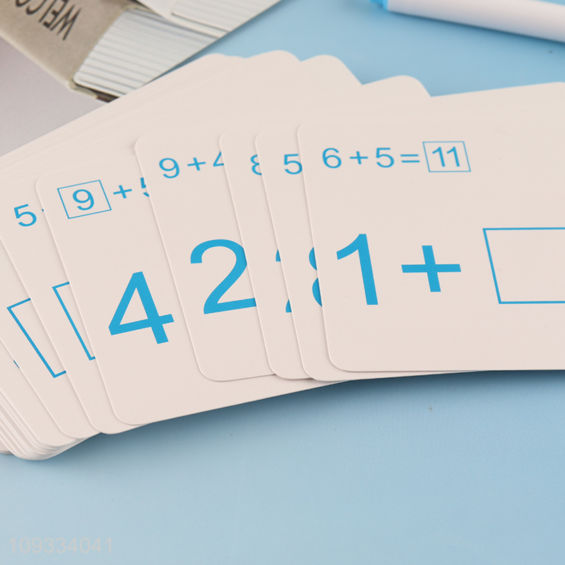 Top selling mathematical flash cards for children