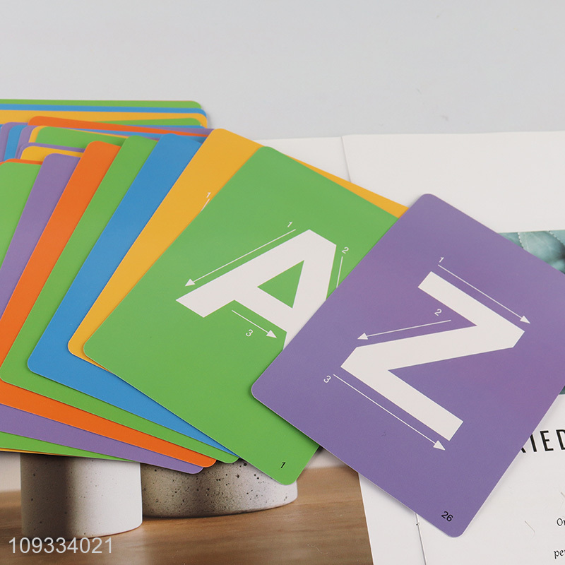 Good selling children learning English letter card