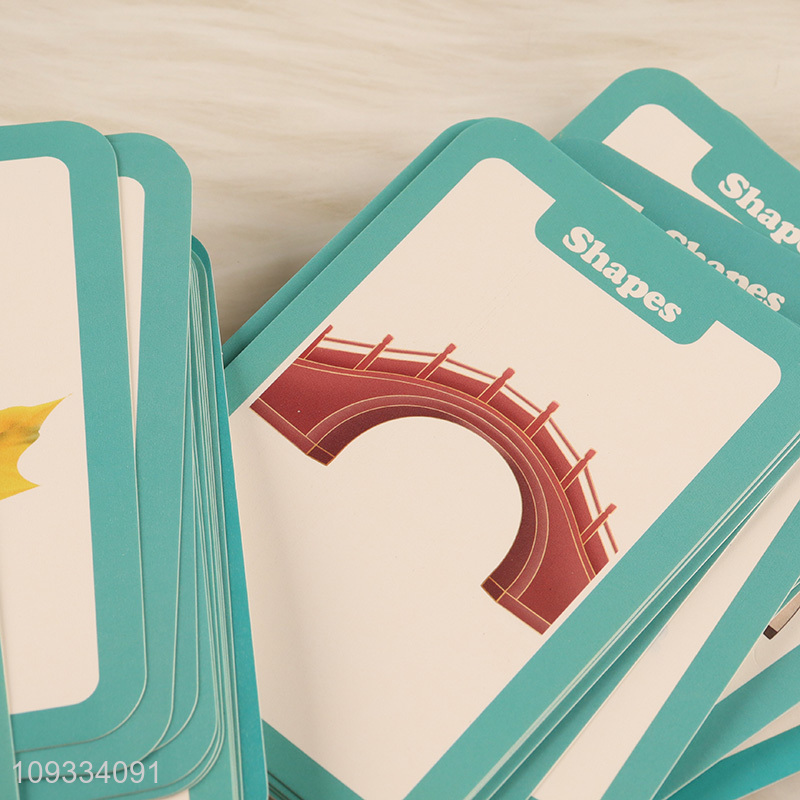Good price 36pc Shape Recognition Card for kids
