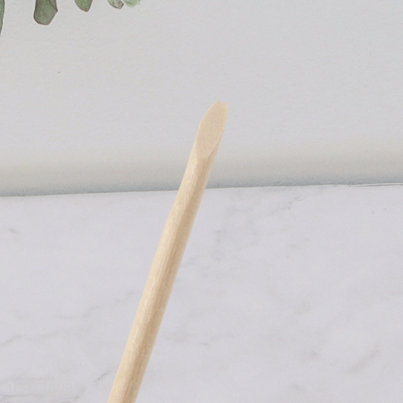Best price 50pcs wooden nail stick cuticle pusher