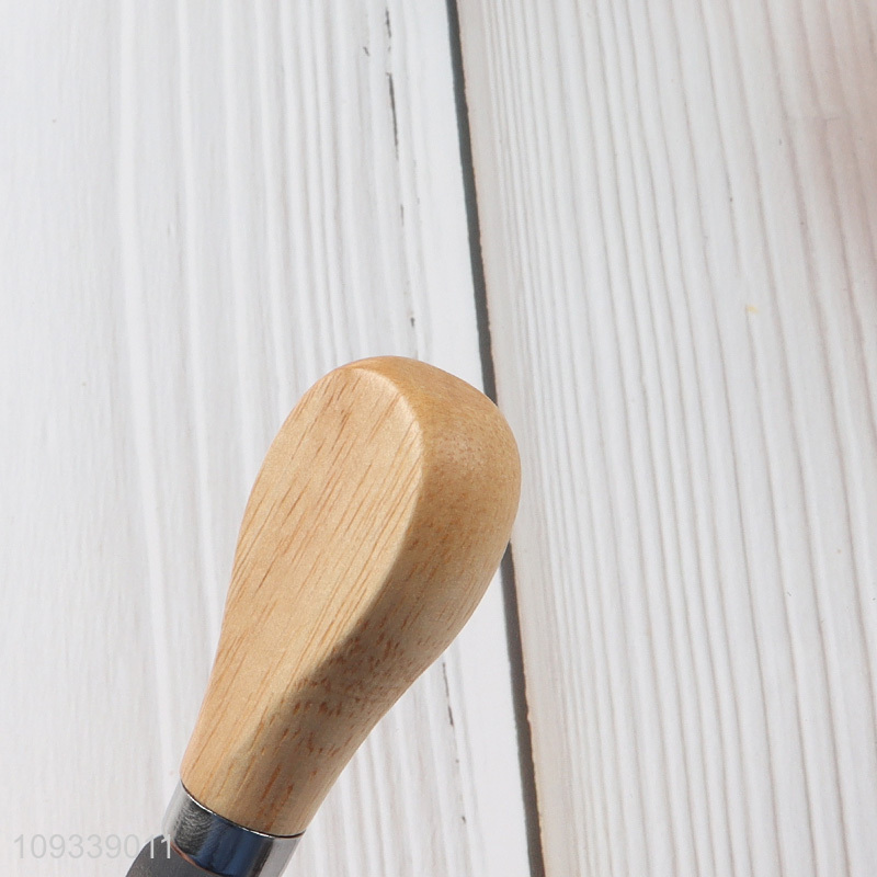 Hot items stainless steel cheese knife with wooden handle