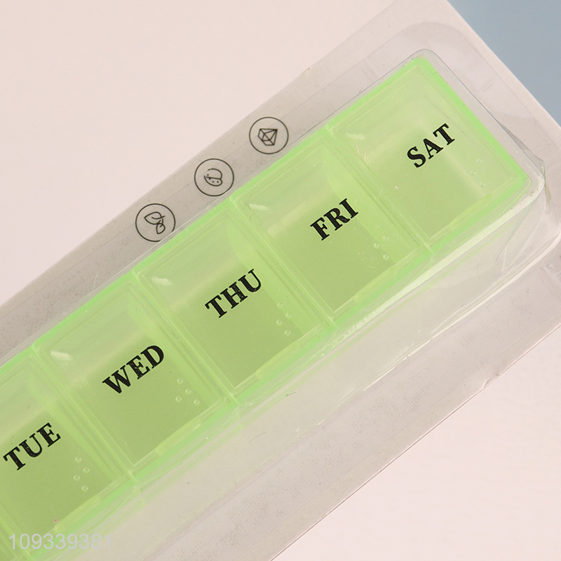 Factory wholesale portable travel weekly medical box