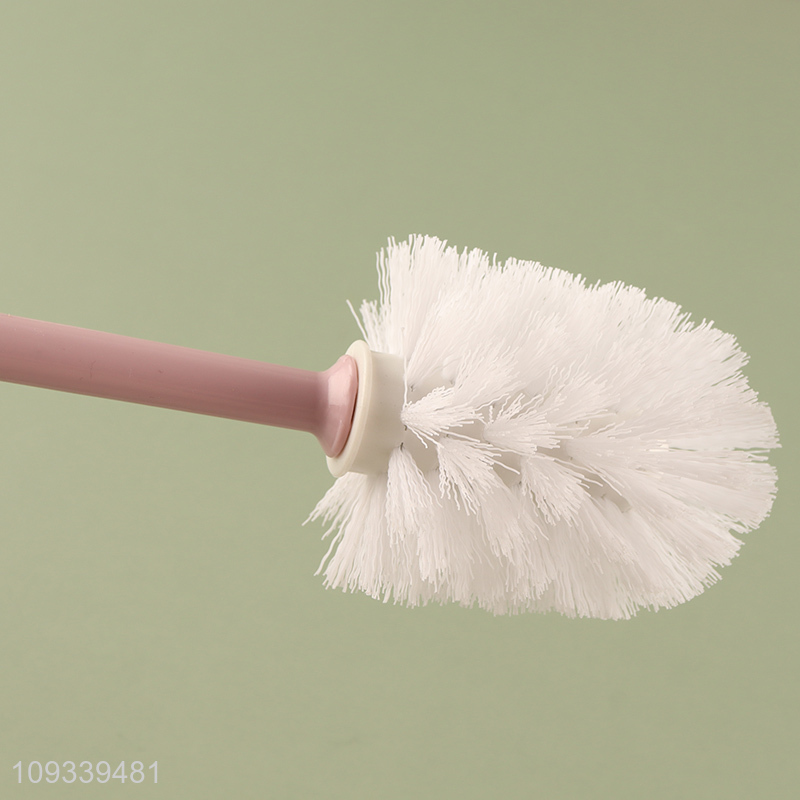 Hot products pink toilet brush with holder
