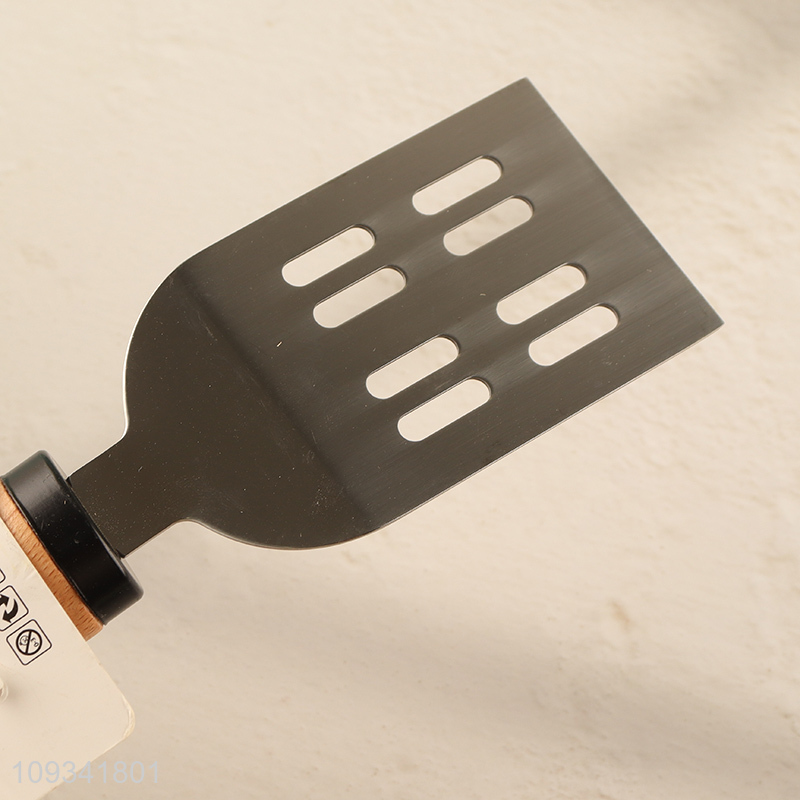 China wholesale kitchen utensil non-stick cooking slotted spatula