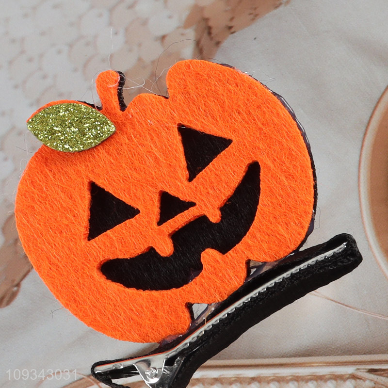 Online wholesale halloween hair clip pumpkin clips