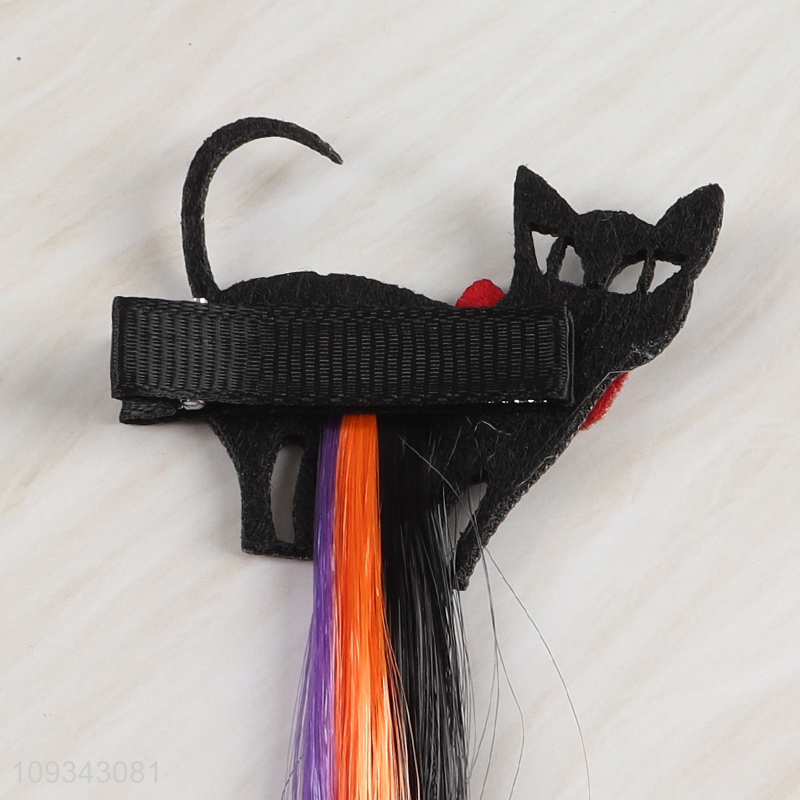 Best selling halloween hair clip with colorful hair