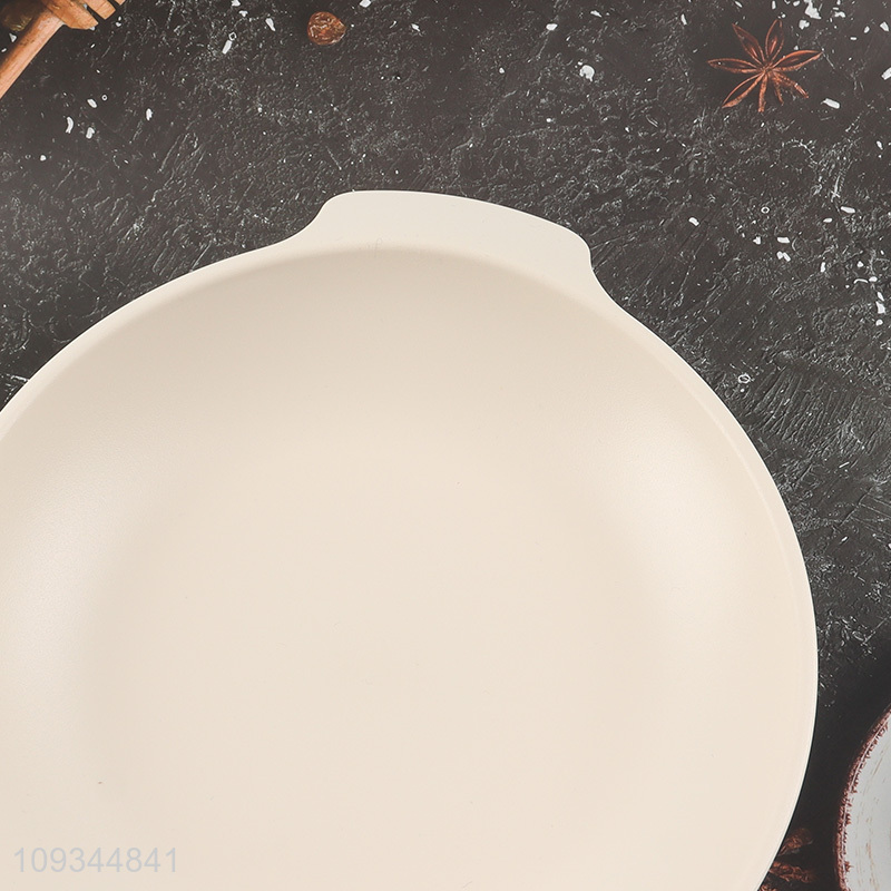 New style plastic tableware plate with handle