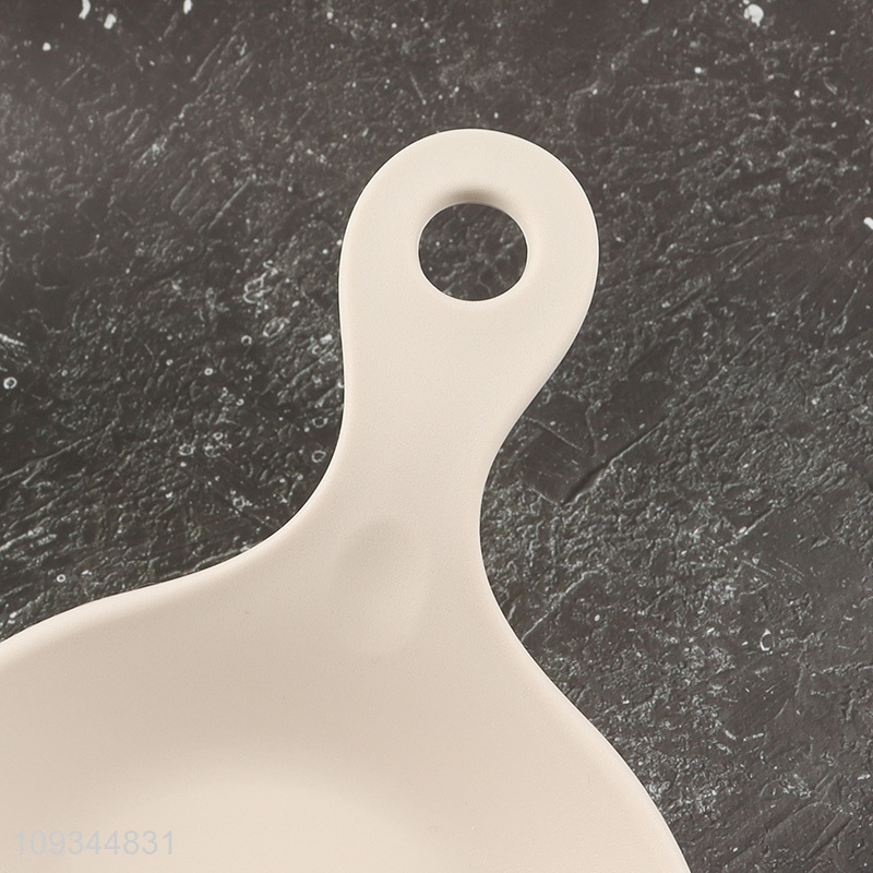 Best sale 4pcs plastic spoon plate with handle
