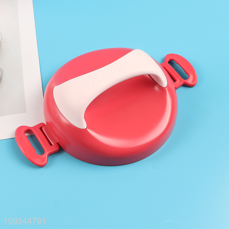 Factory direct sale double-layer plastic round lunch box