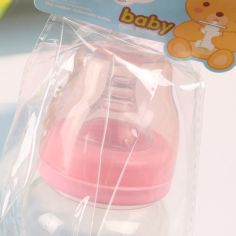 China factory cartoon baby bottle feeding bottle