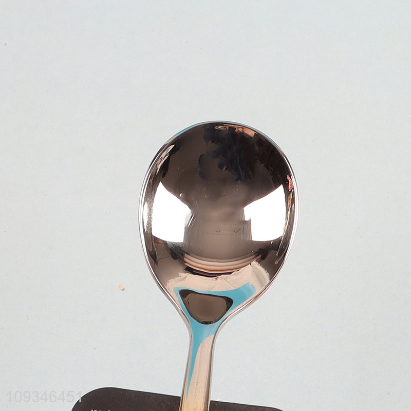 Wholesale stainless steel cutlery spoon for home