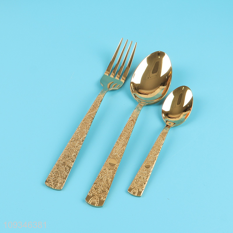 New arrival cutlery set tableware set with rack