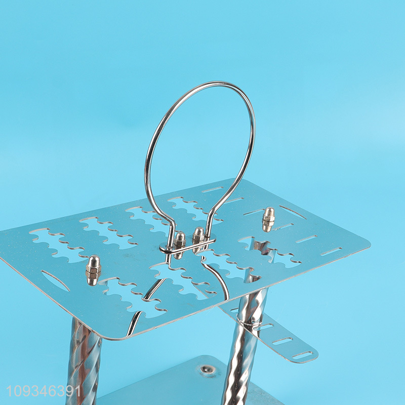 Low price 30pcs stainless steel cutlery set with rack