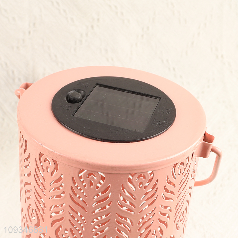 Good price outdoor hollow garden solar energy lights